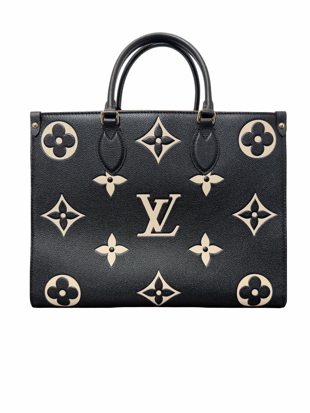 Louis Vuitton LV Monogram OnTheGo MM Black Shoulder Bag