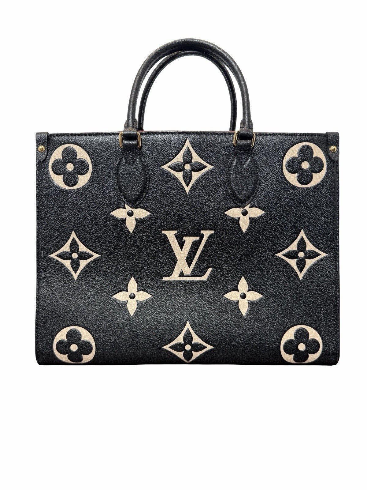 Louis Vuitton LV Monogram OnTheGo MM Black Shoulder Bag