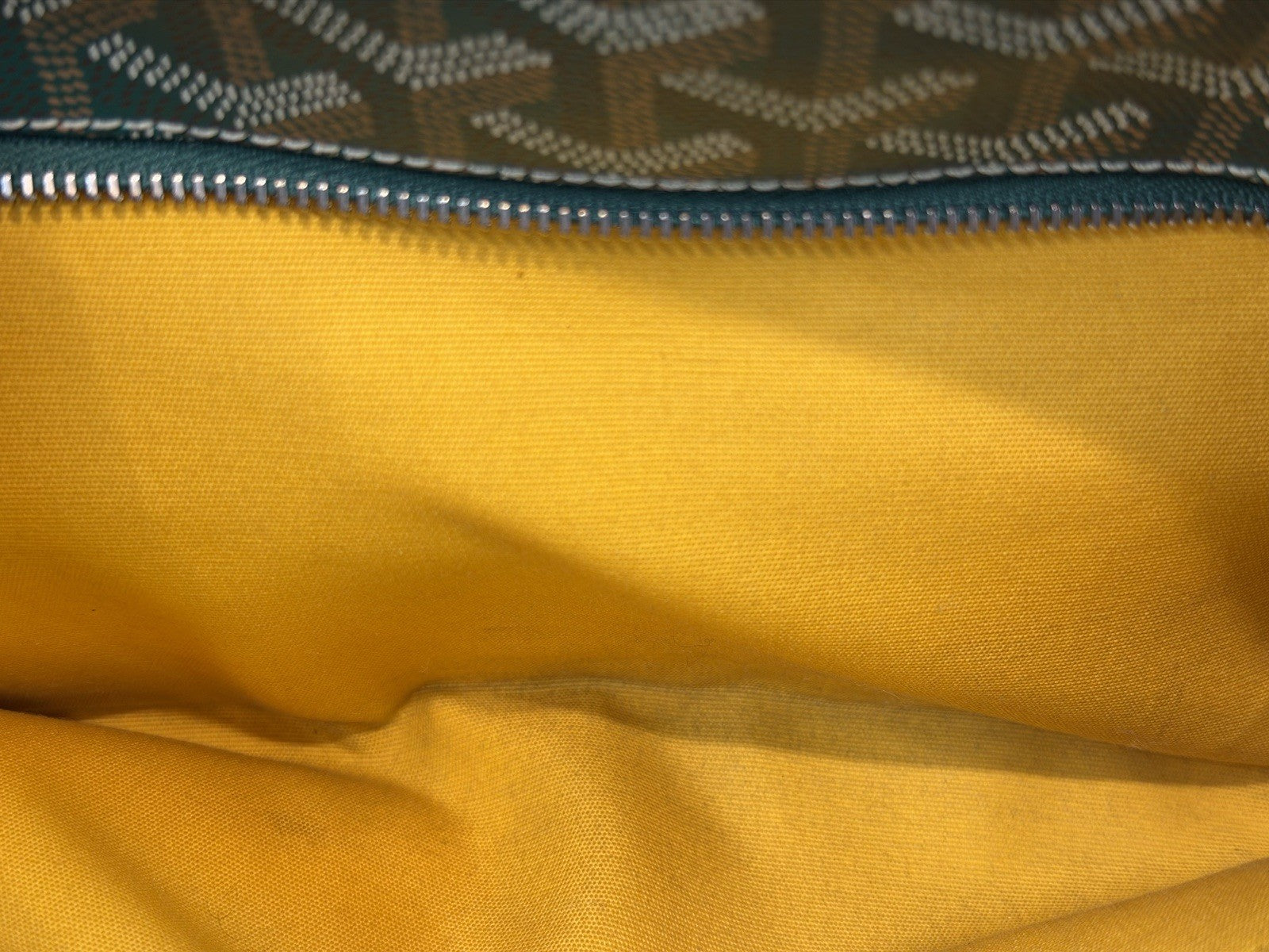 Goyard Goyardine Jouvence Toiletry Pouch Coated Canvas GM Green