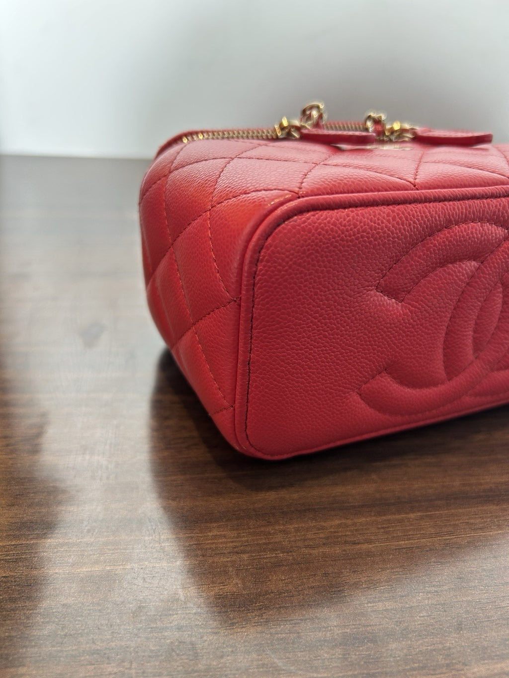Chanel Vanity Red Bag