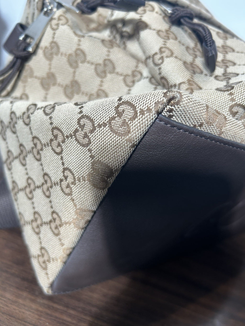 Gucci GG Canvas Medium Ophidia Backpack
