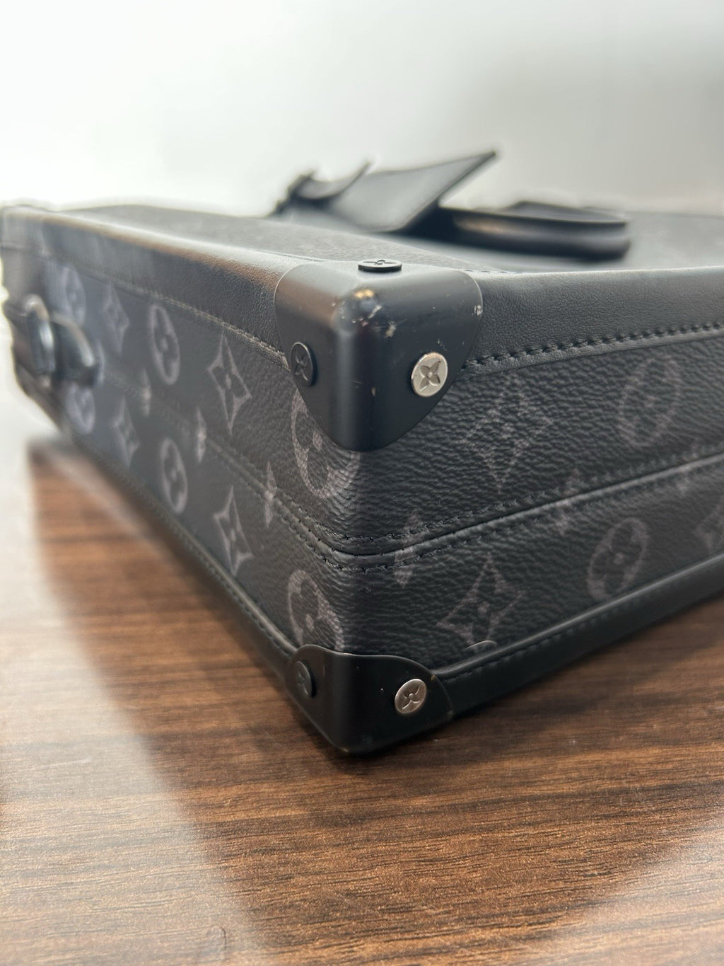 Louis Vuitton Soft Trunk Briefcase Monogram Eclipse Canvas