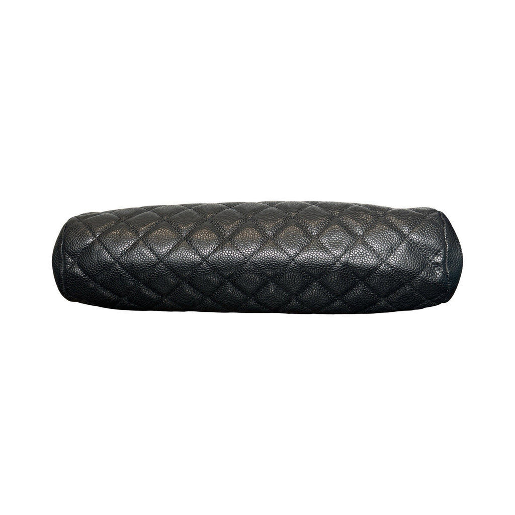 Chanel Timeless Clutch Quilted Caviar Black