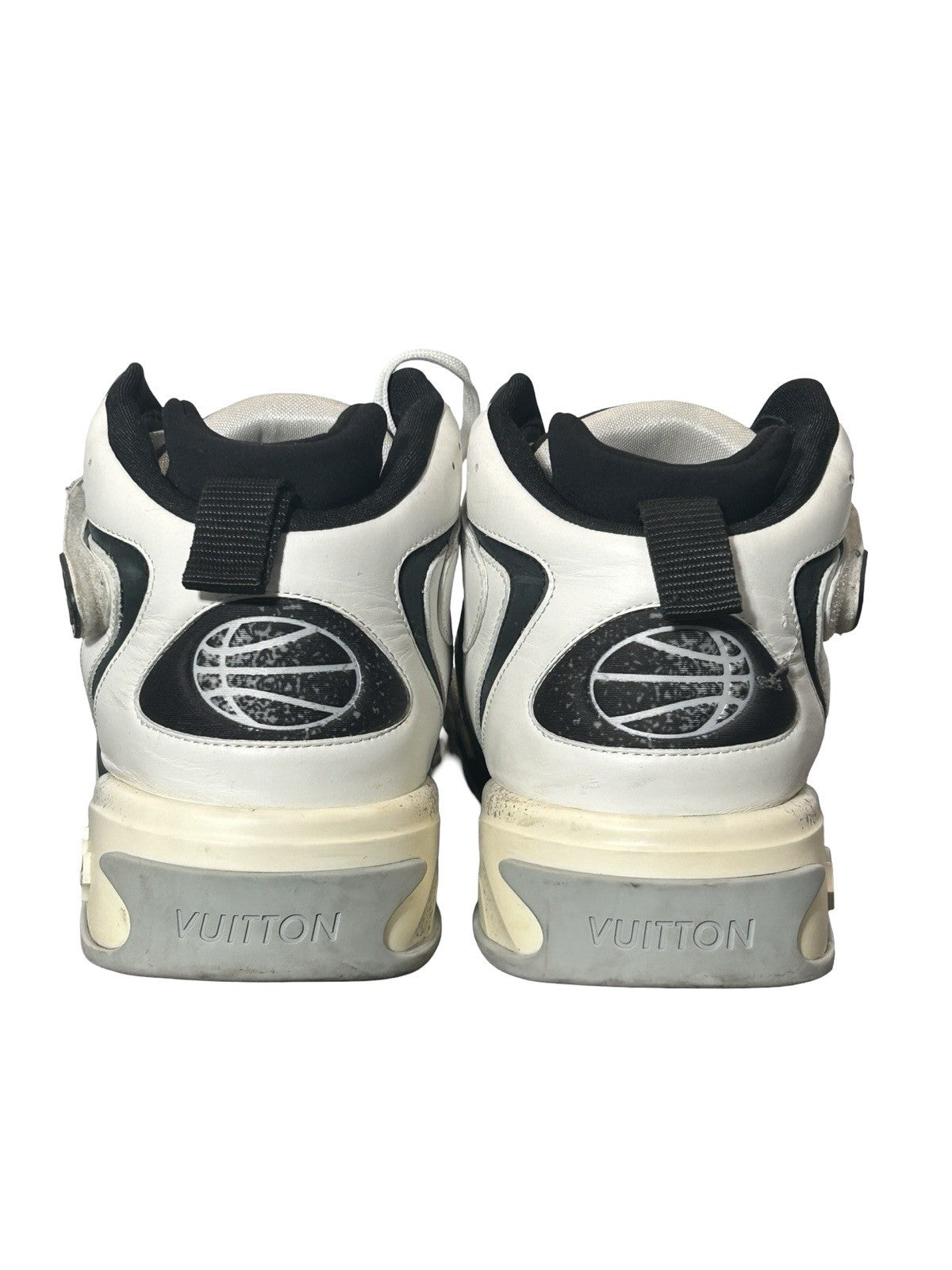 Louis Vuitton Trainer 2 White and Black Sneakers Size 9.5 LV / 10.5 US