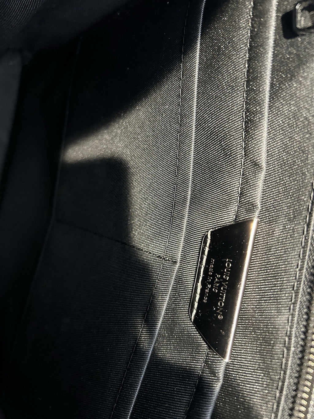 LOUIS VUITTON Monogram Mirror Christopher PM Backpack Chrome