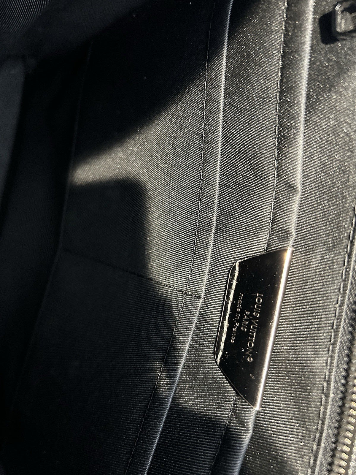 LOUIS VUITTON Monogram Mirror Christopher PM Backpack Chrome