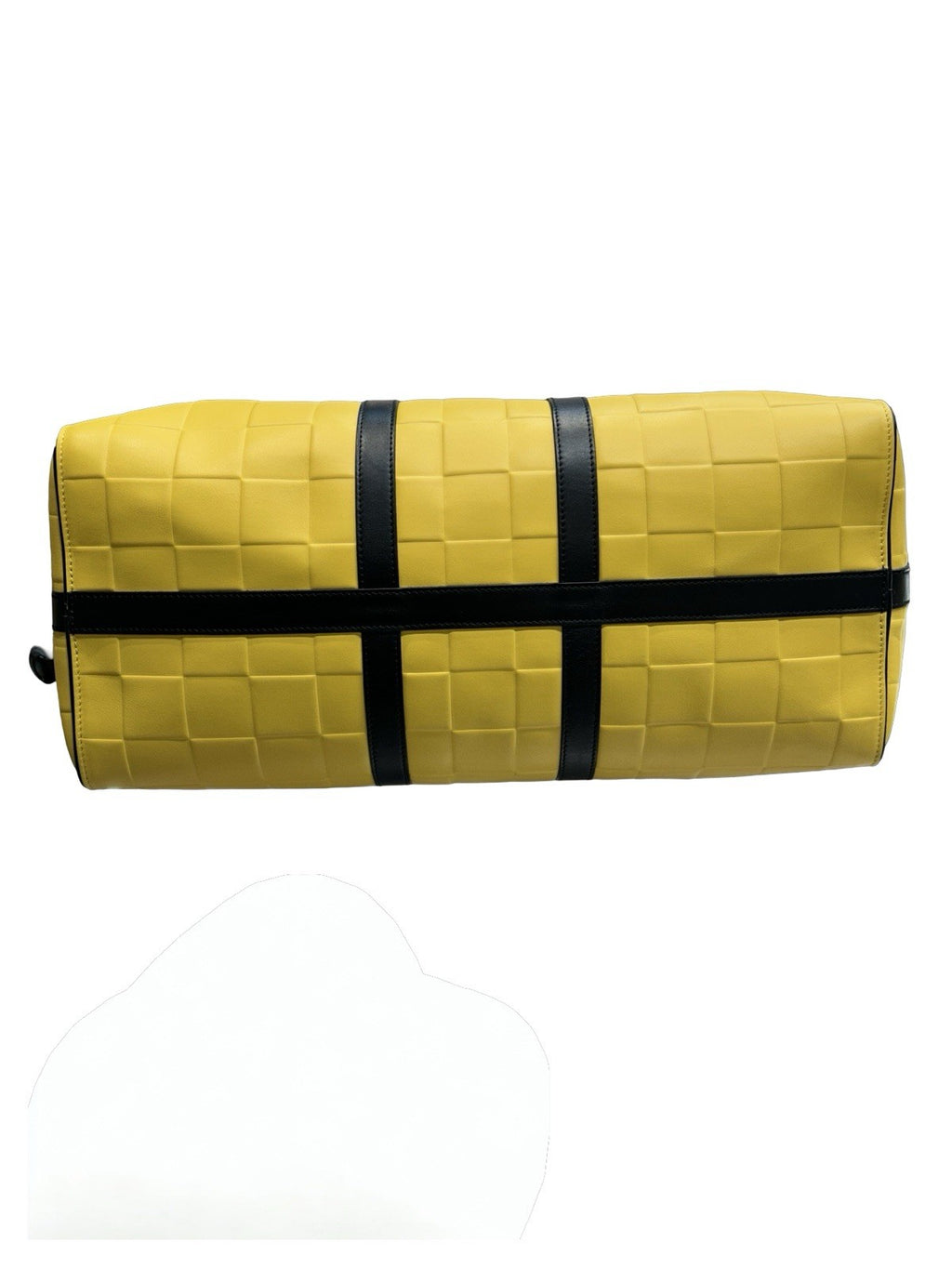 Louis Vuitton Leather Keepall Yellow Bandouliere 50