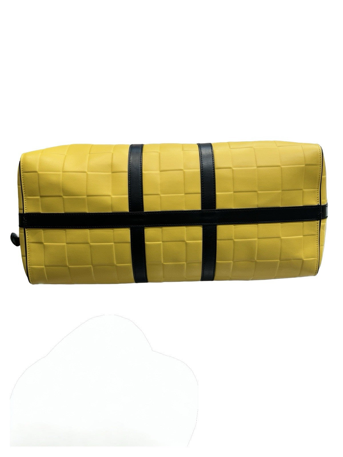 Louis Vuitton Leather Keepall Yellow Bandouliere 50
