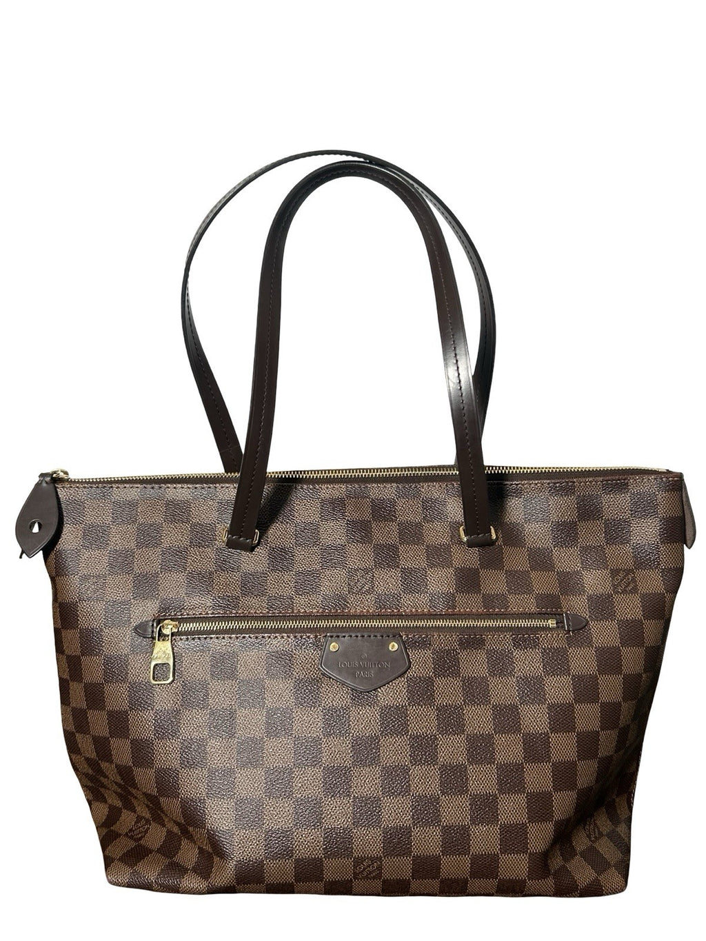Louis Vuitton Lena MM Tote Bag In Damier Ebene Canvas