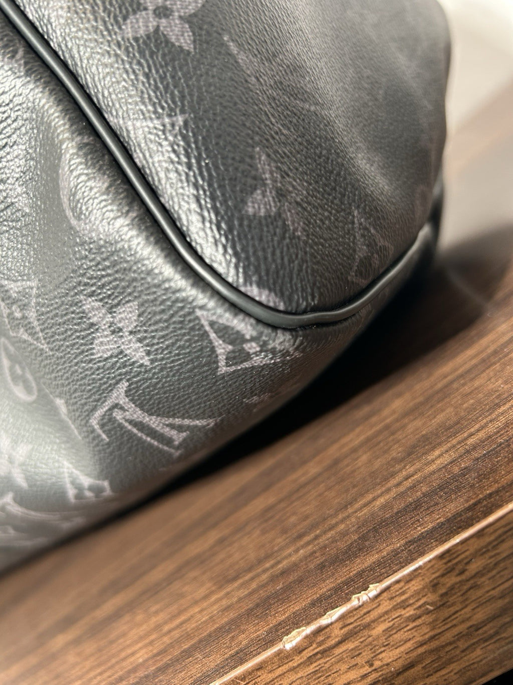 Louis Vuitton Keepall 55 Bandouliere In Monogram Eclipse Leather