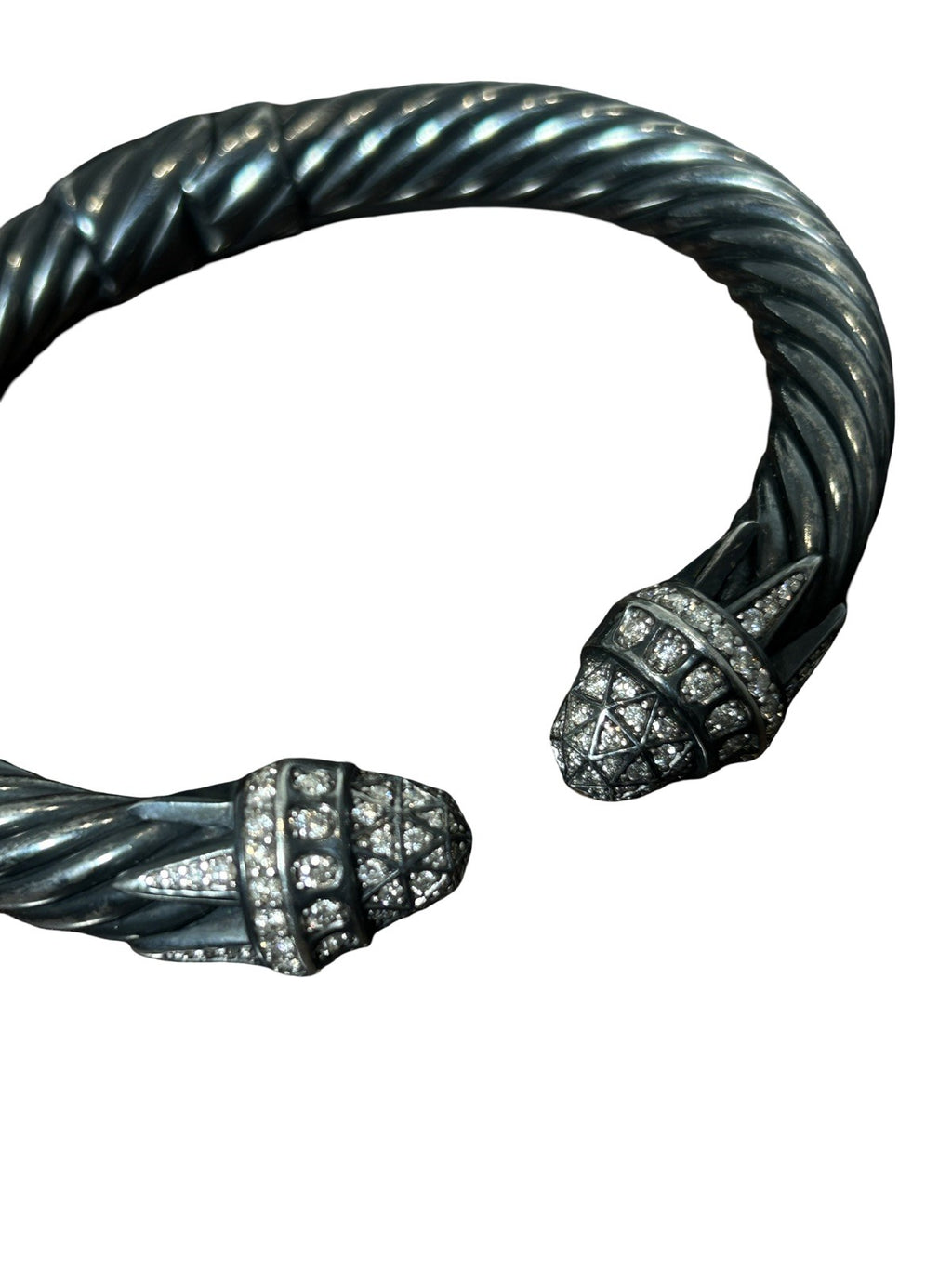 David Yurman Diamond Cable Statue Of Liberty Bracelet