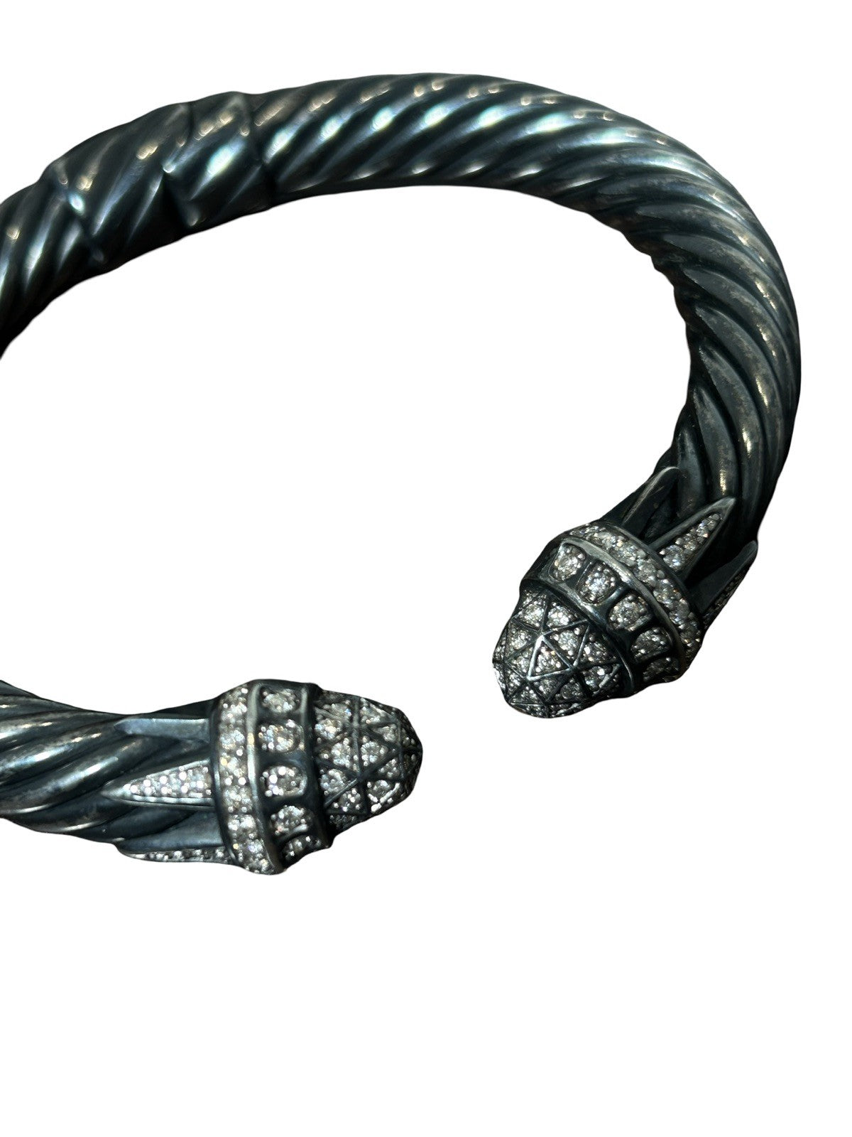 David Yurman Diamond Cable Statue Of Liberty Bracelet