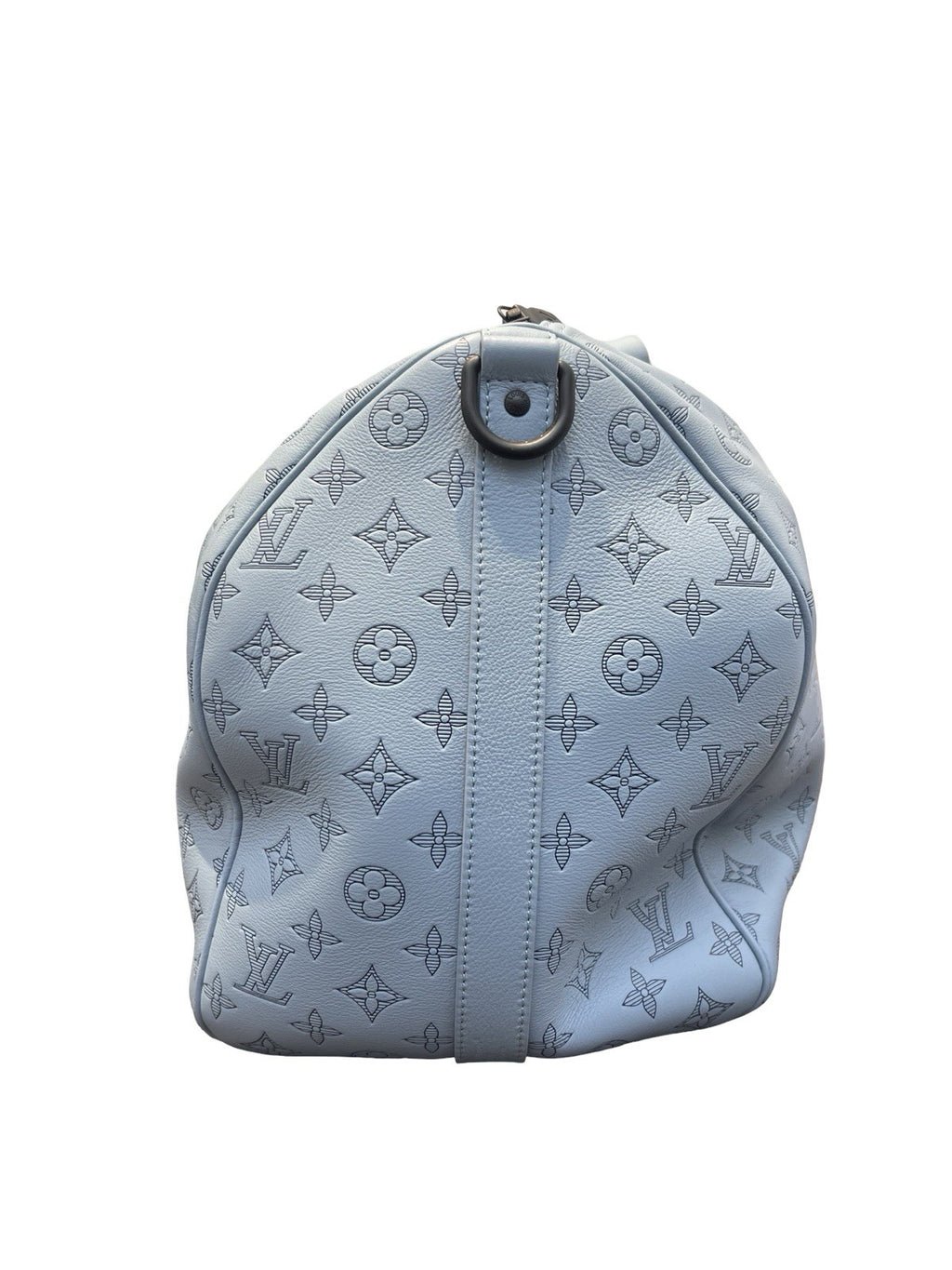 Louis Vuitton LV Monogram Light Blue Keepall Bandouliere Size 50