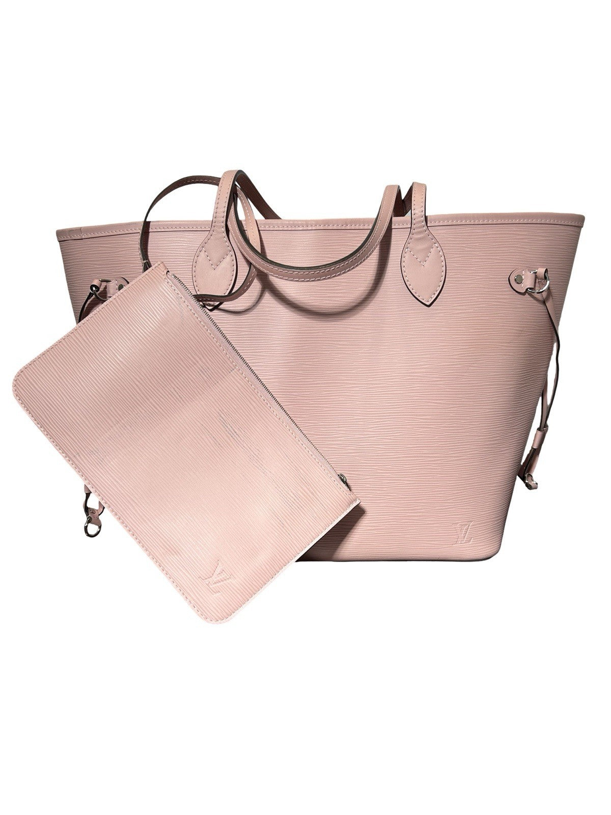 LOUIS VUITTON Epi Neverfull MM Rose Ballerine