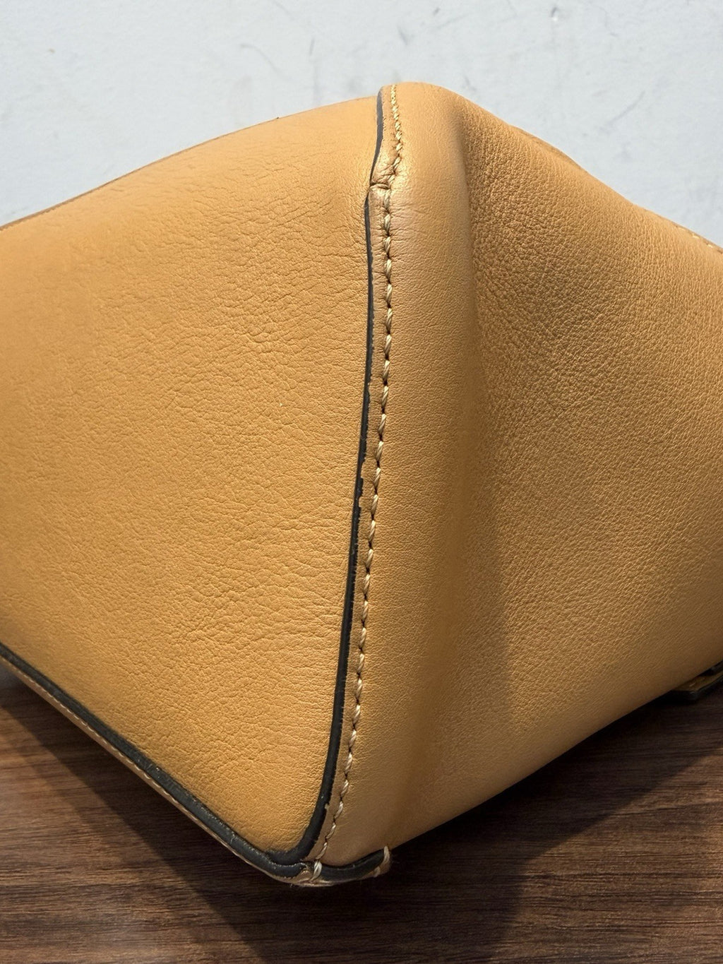Loewe Small Woven Brown Puzzle Edge Shoulder Bag