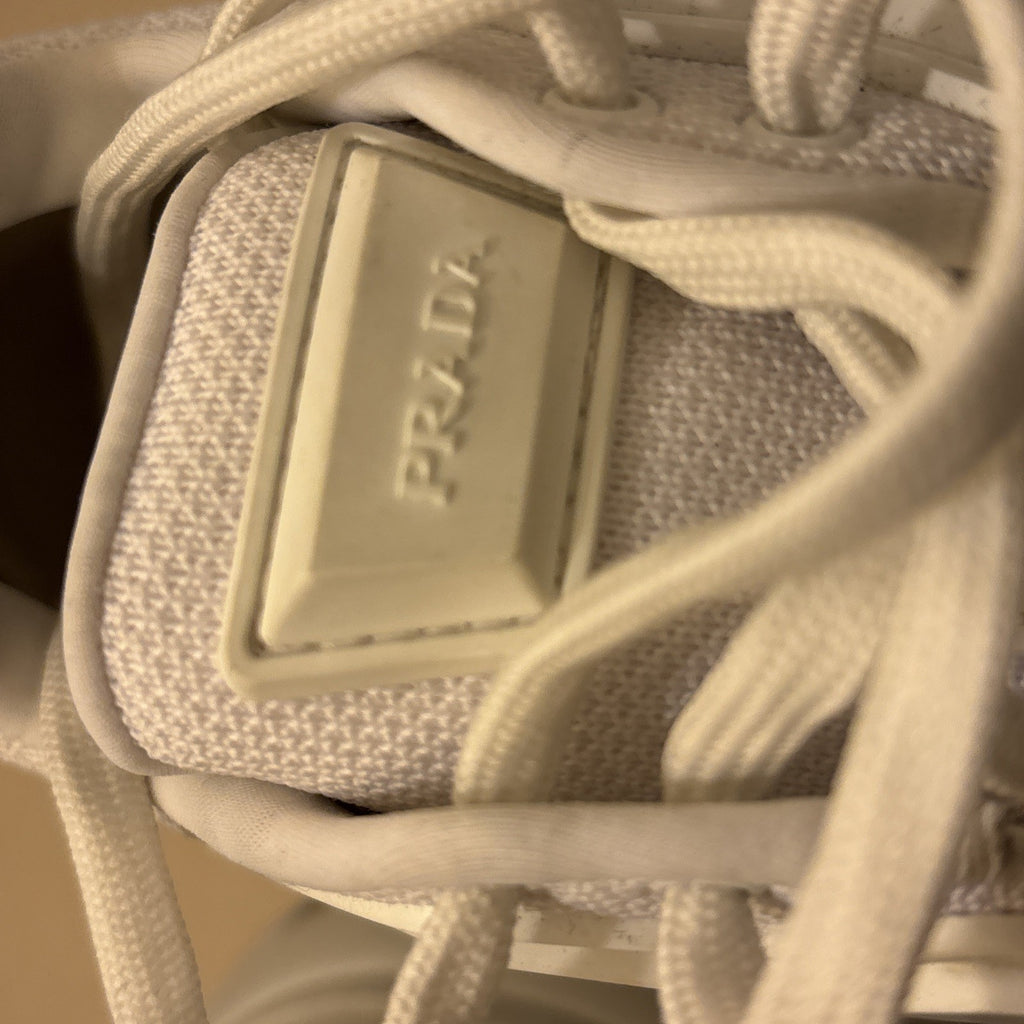 prada Cloudbust Thunder Knit Fabric Sneakers Retail $1200