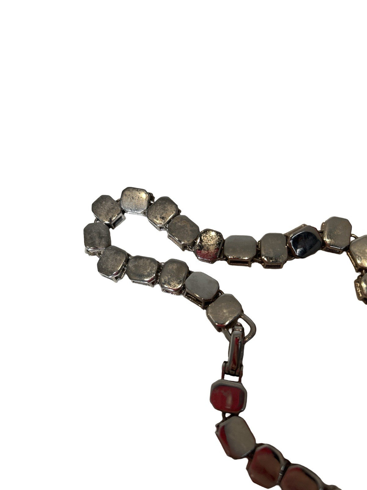 Dior Homme Crystal Choker Necklace Silver FW 2022