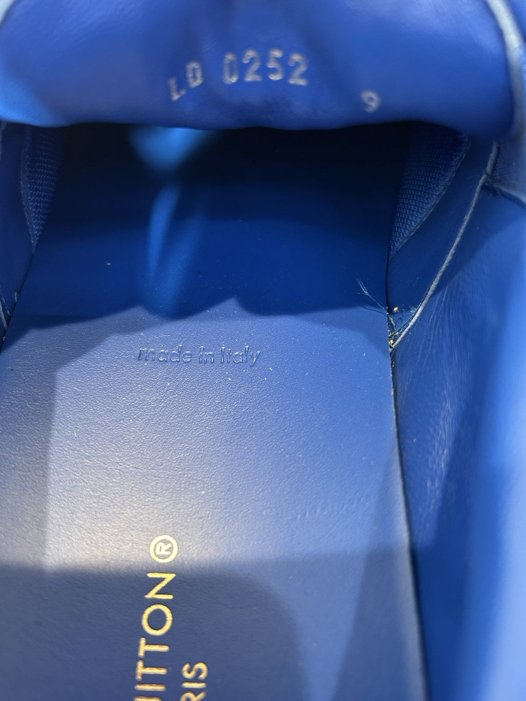 Louis Vuitton Blue Beverly Hills slip-on sneakers LV Size 9/ US Size 10