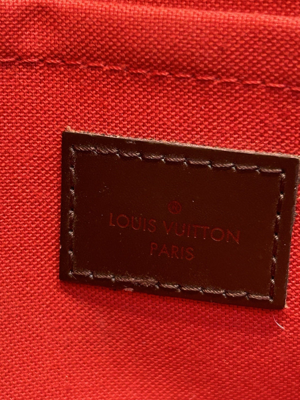 LOUIS VUITTON  Damier MM Favorite canvas Brown Shoulder Bag