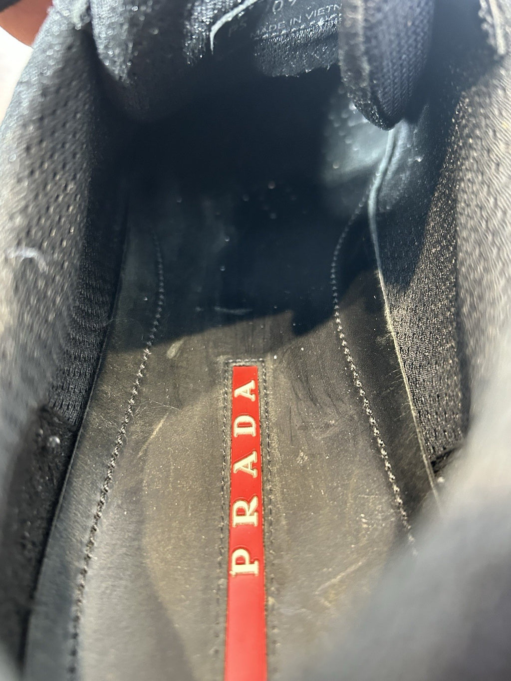 Prada American Cup Patent Leather Low Trainers Size 11US