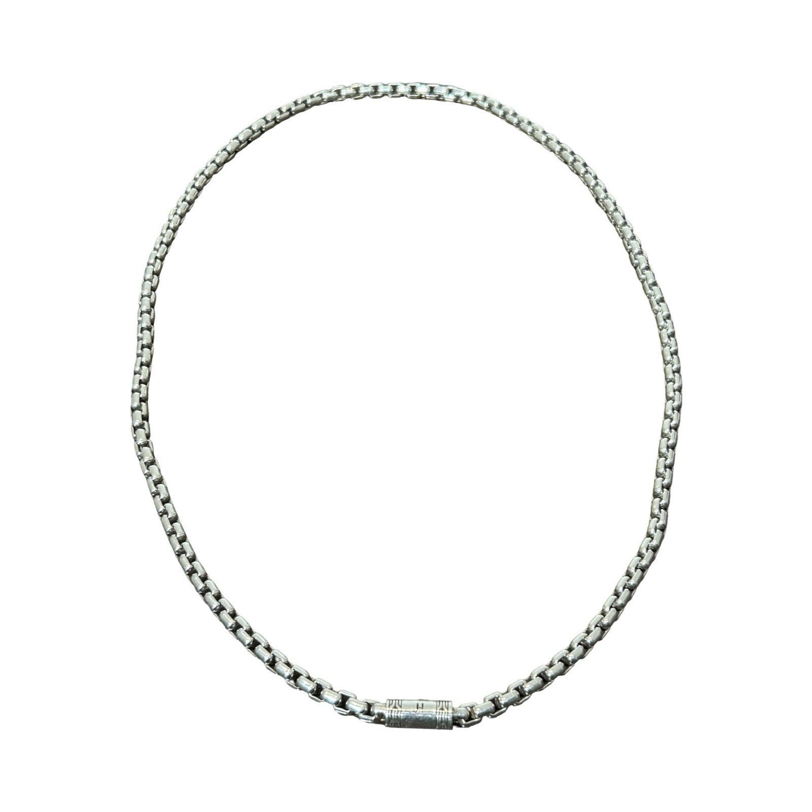 Box Chain Necklace Sterling Silver 4.8MM