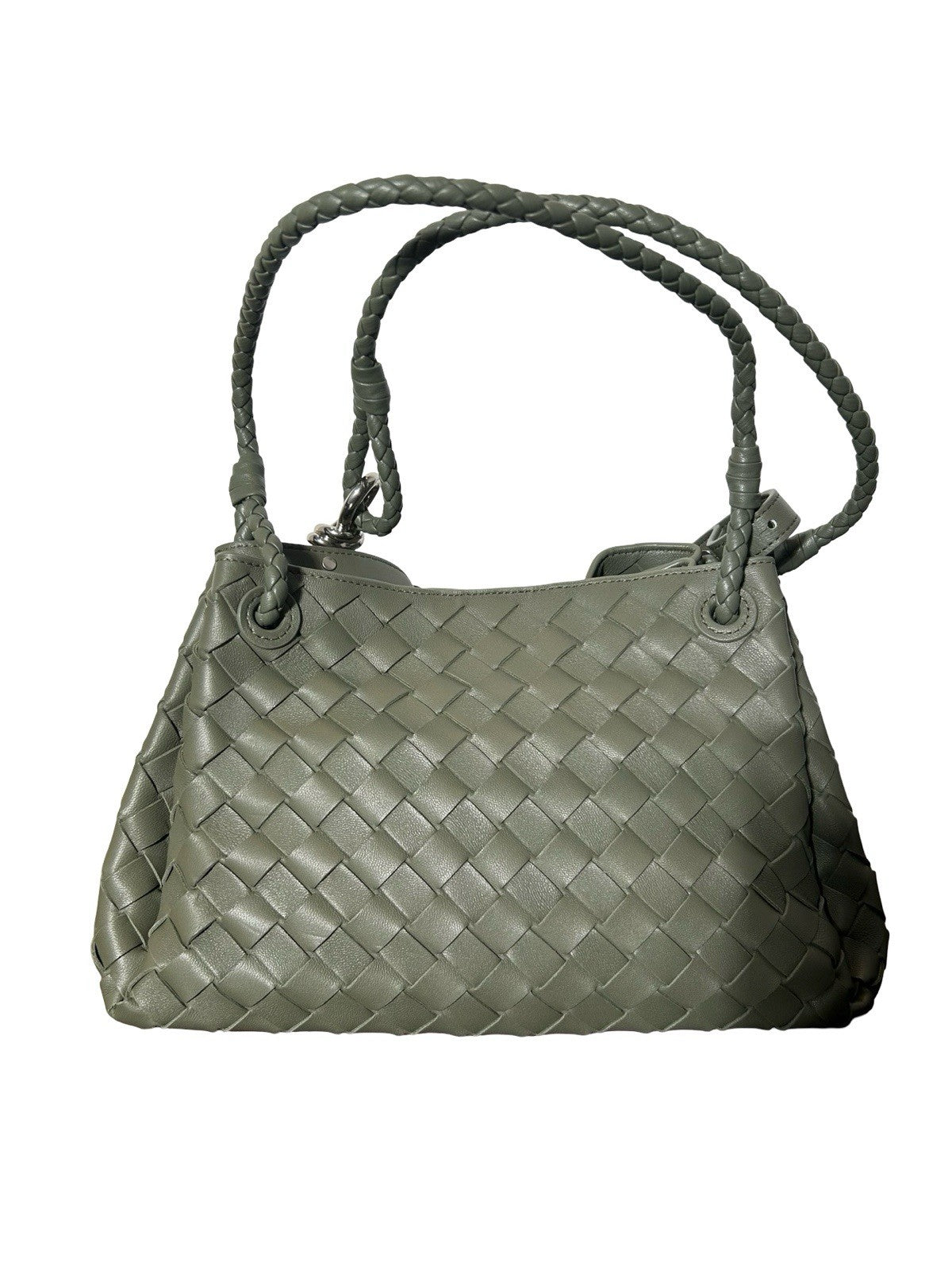 Bottega Veneta Parachute Medium Lambskin Shoulder Bag