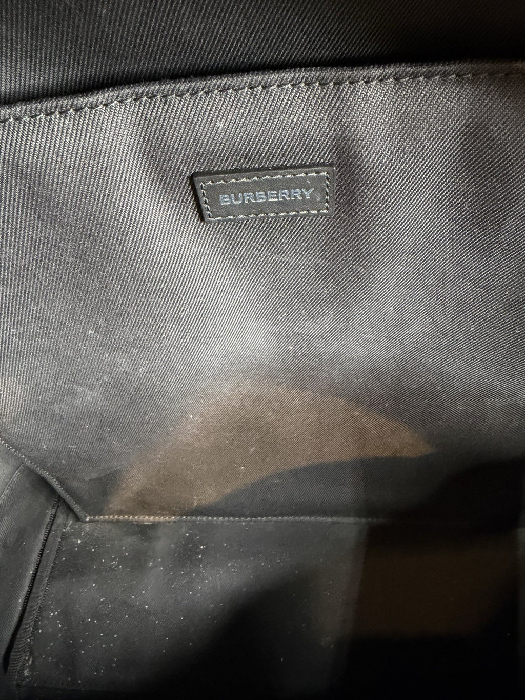 Burberry Jeff Check Canvas Backpack 