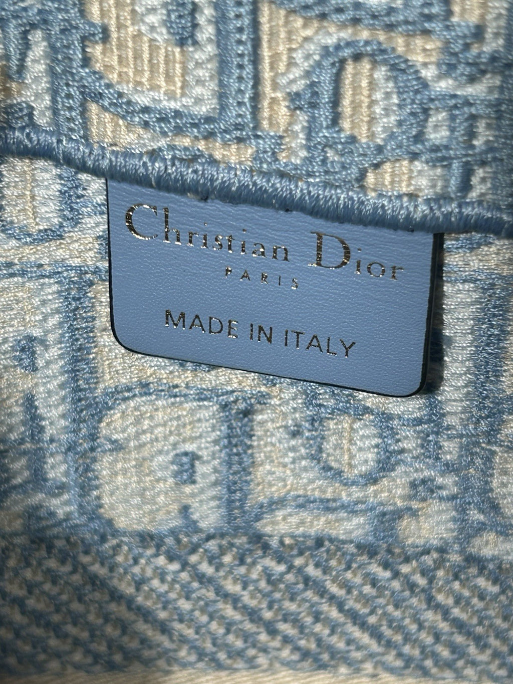 Christian Dior Book Tote Medium Oblique Canvas