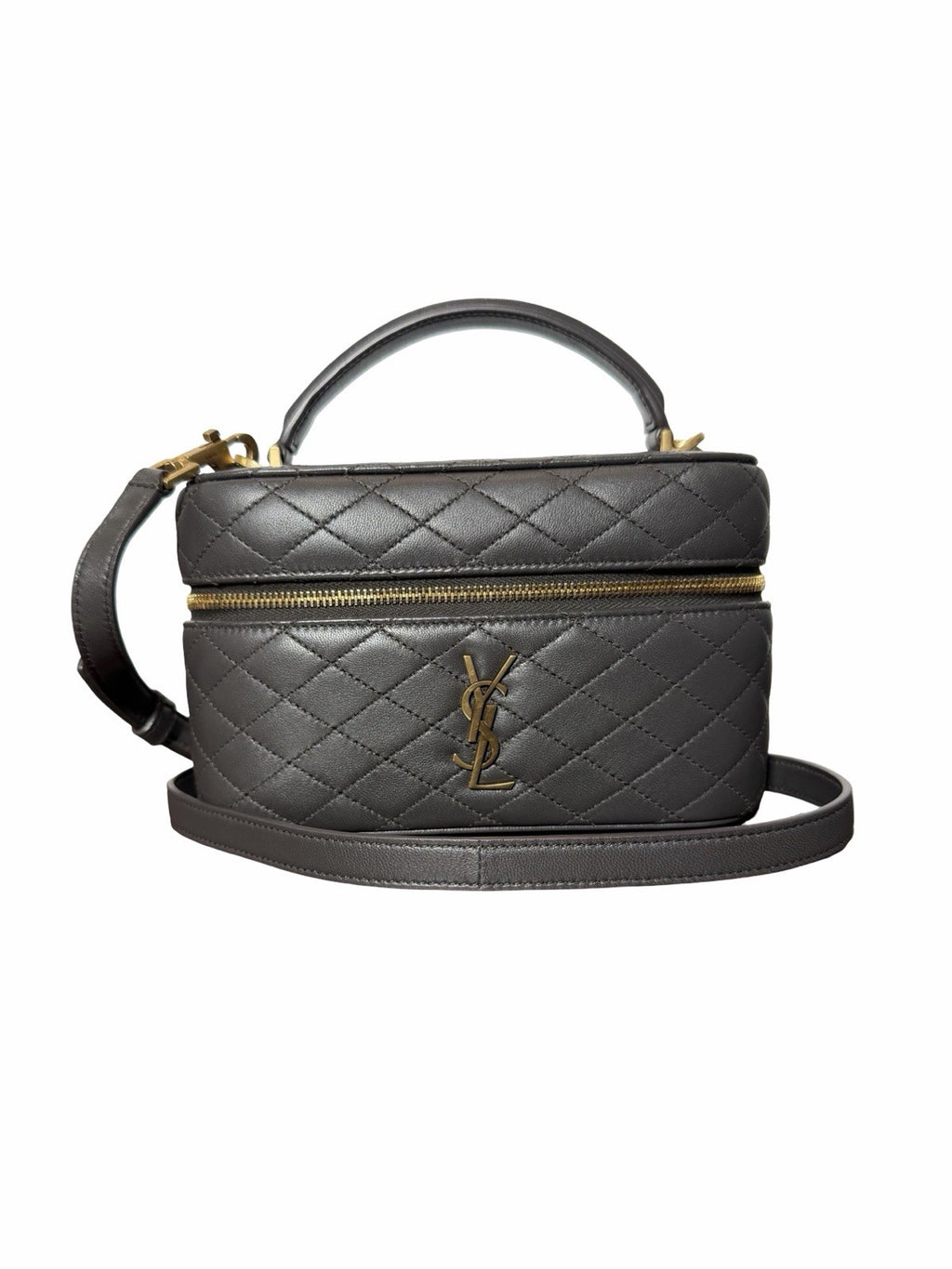 Saint Laurent YSL Gaby Mini Vanity Bag in Lambskin