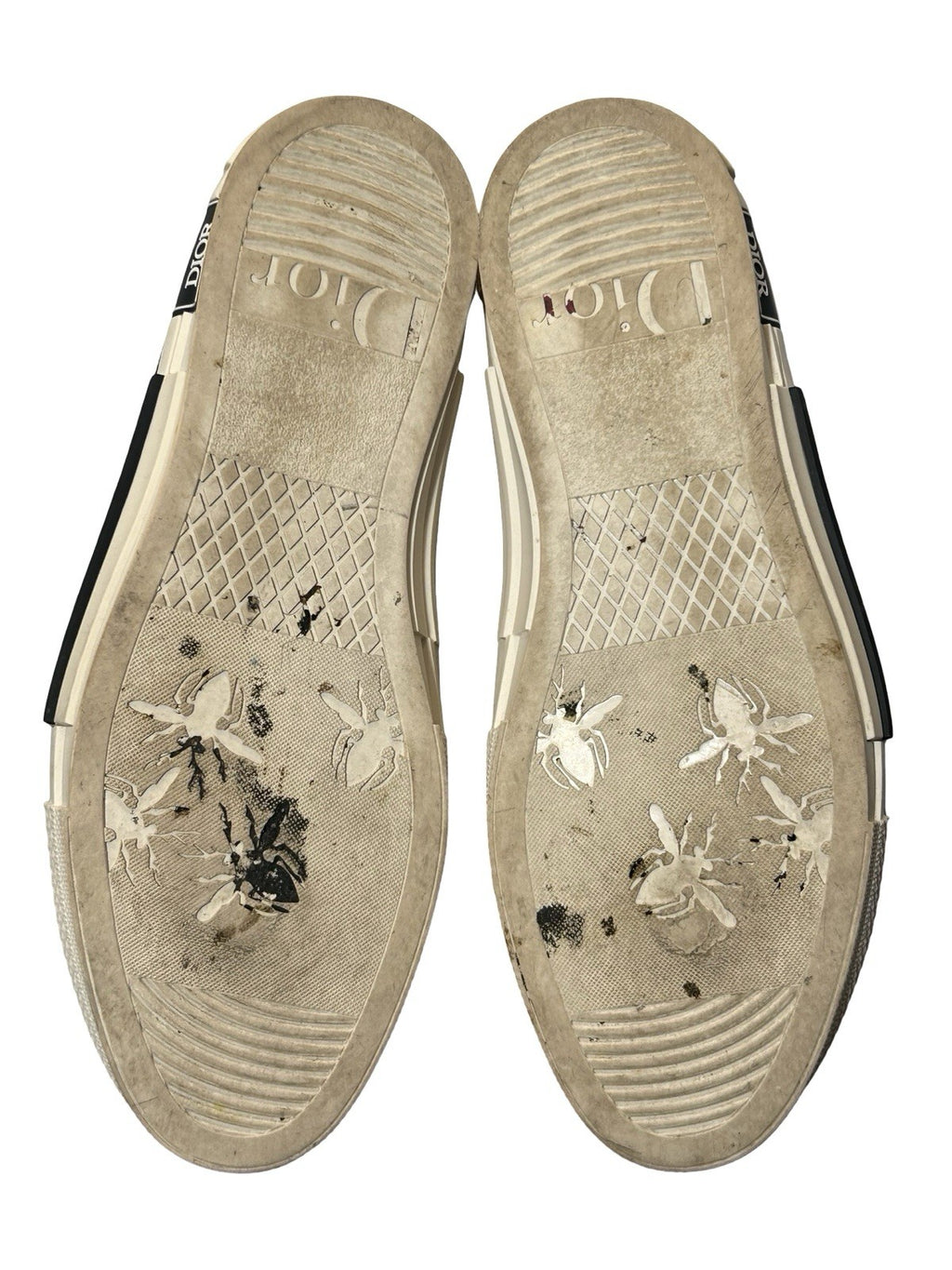 Christian Dior B23 Silver-tone high-top sneakers Size 44Eu / 10-10.5US