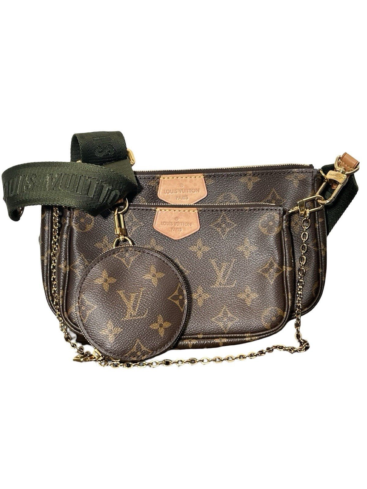 Louis Vuitton Multi Pochette Accessoires Monogram green