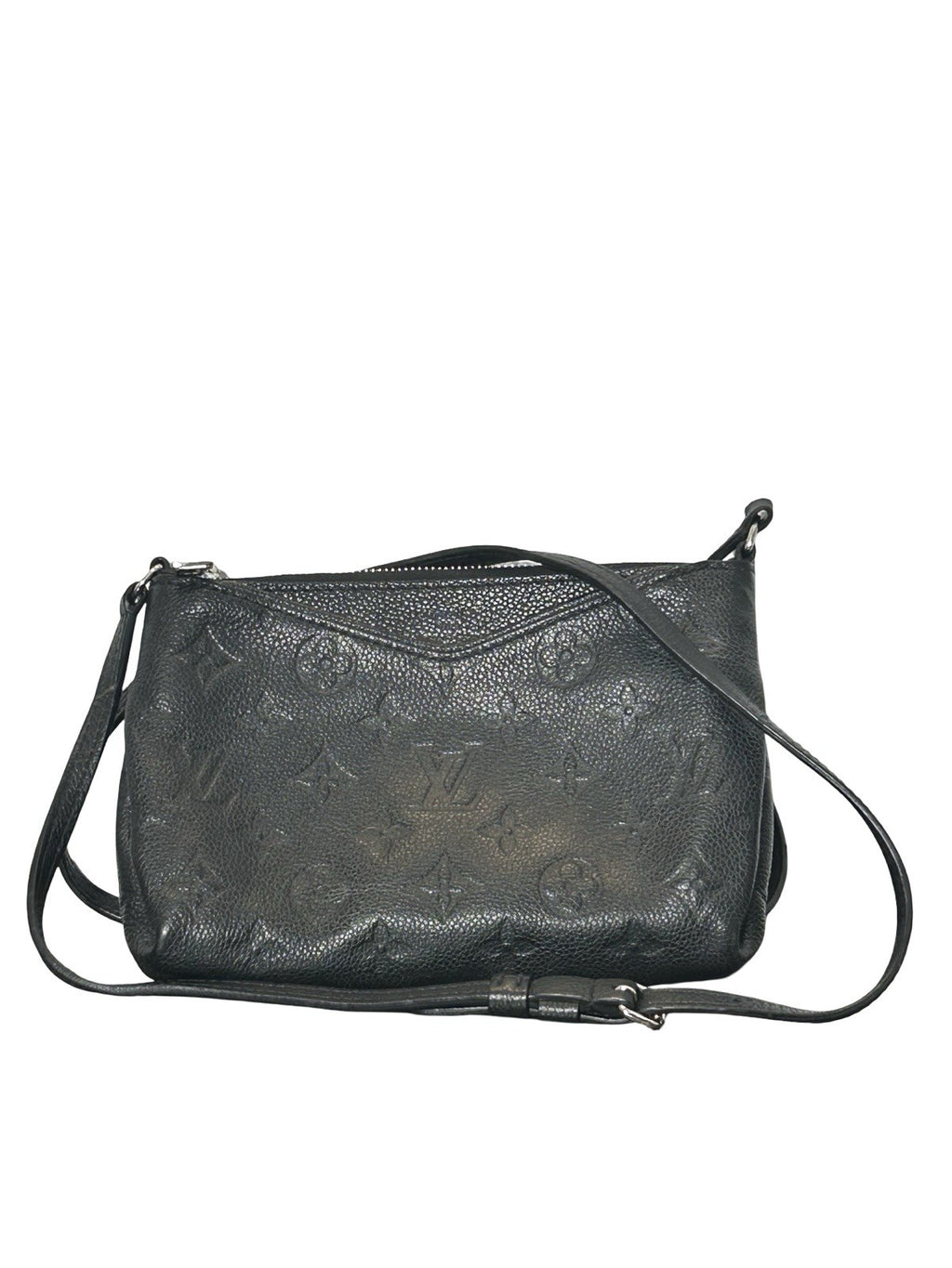 Louis Vuitton Pallas Clutch Monogram Empreinte Black Crossbody