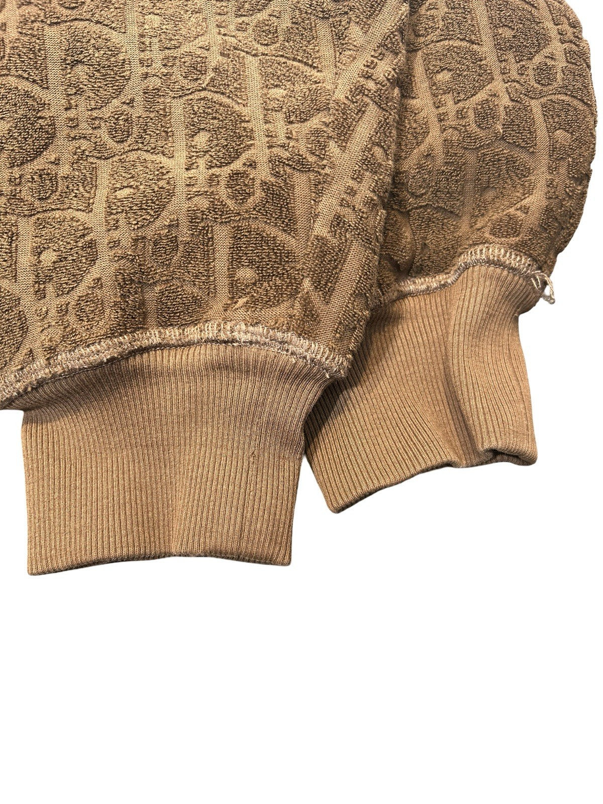 Christian Dior Men’s Oblique Relaxed-Fit Hooded Jacquard Sweatshirt Medium