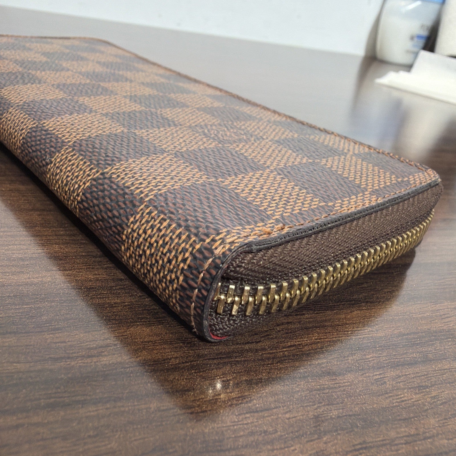 Louis Vuitton Damier Ebene Clemence Wallet