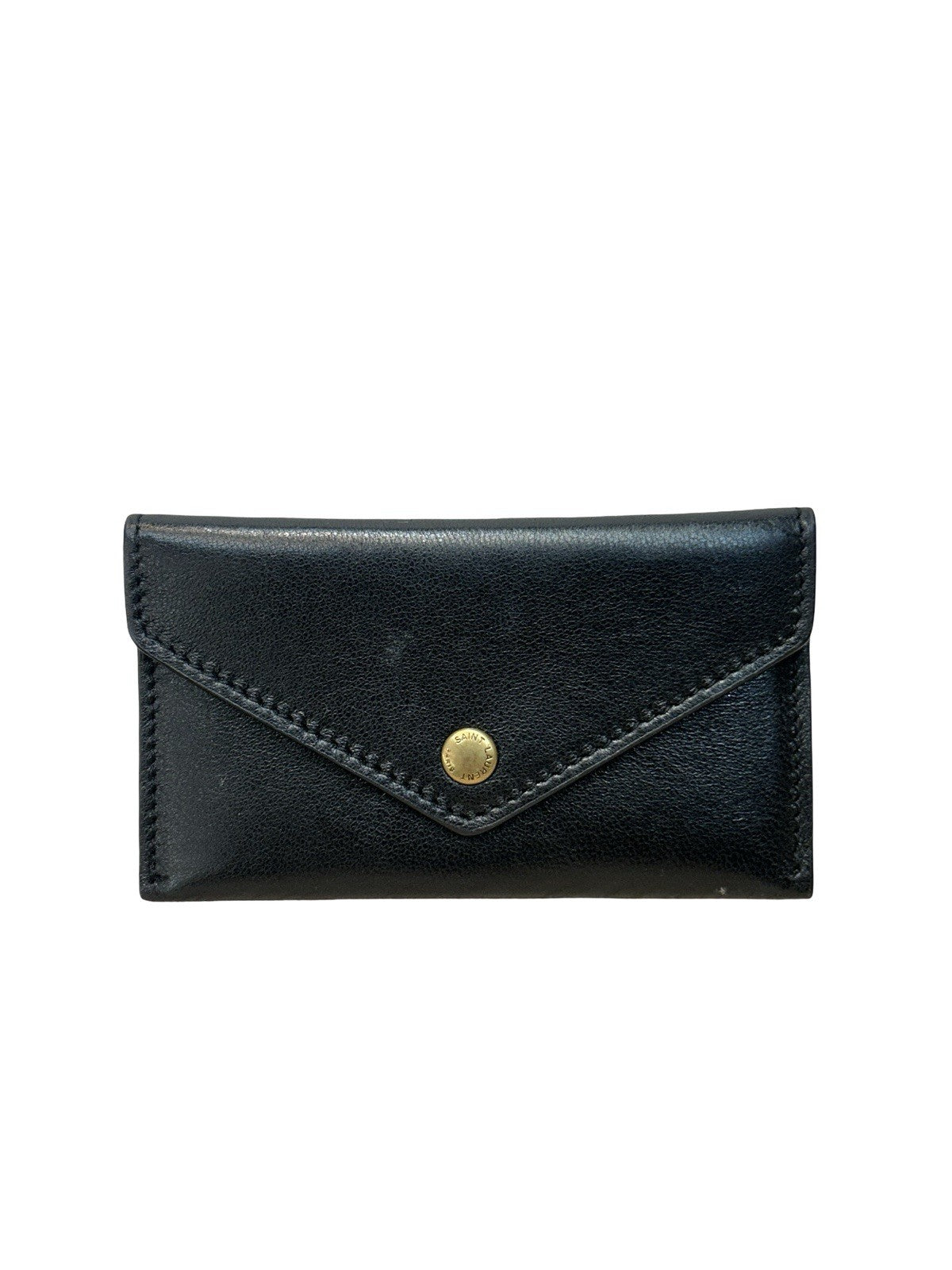 Saint Laurent Lambskin Chevron Quilted Mini Loulou Black