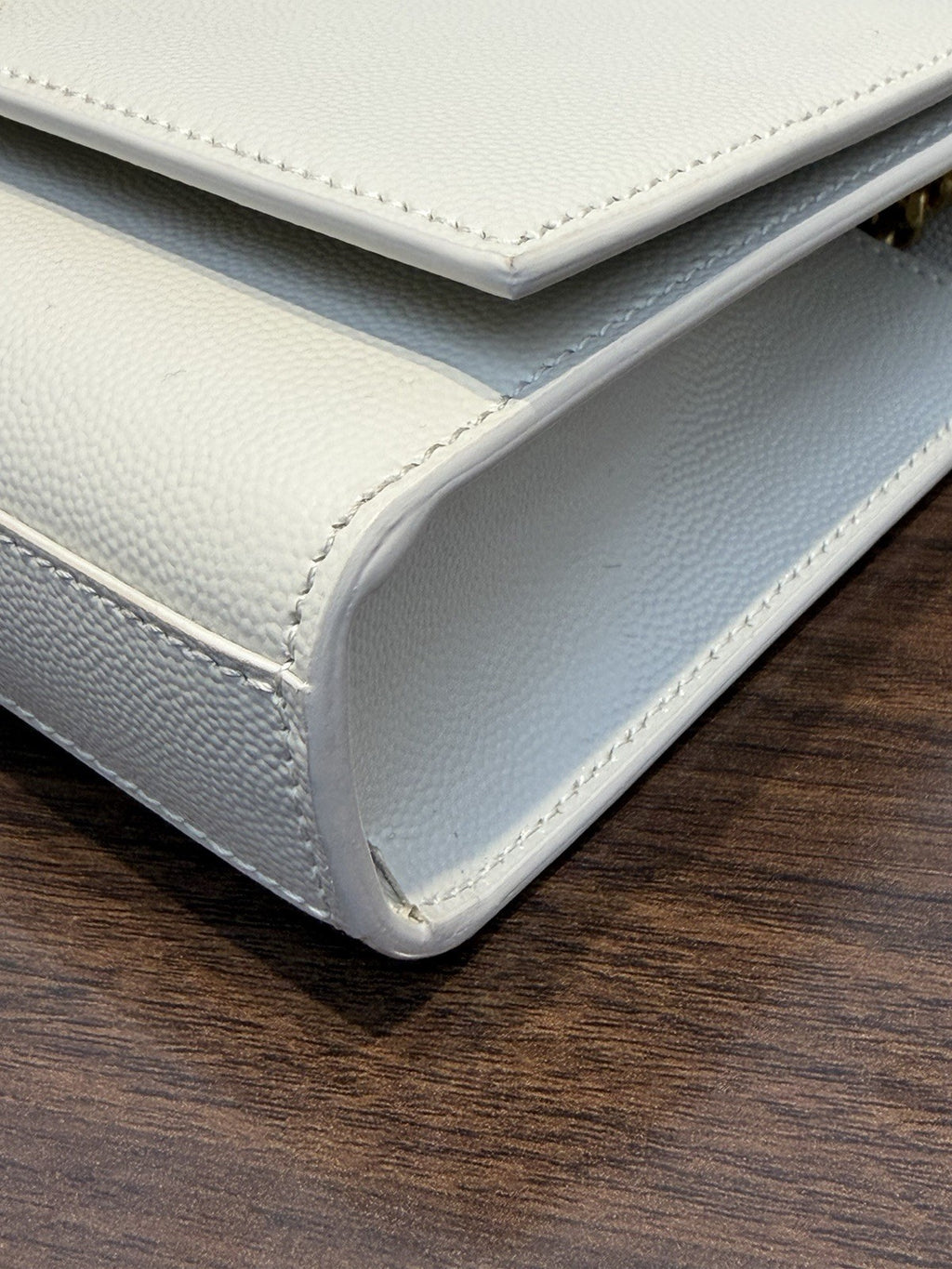 Saint Laurent YSL Kate White Shoulder Bag 