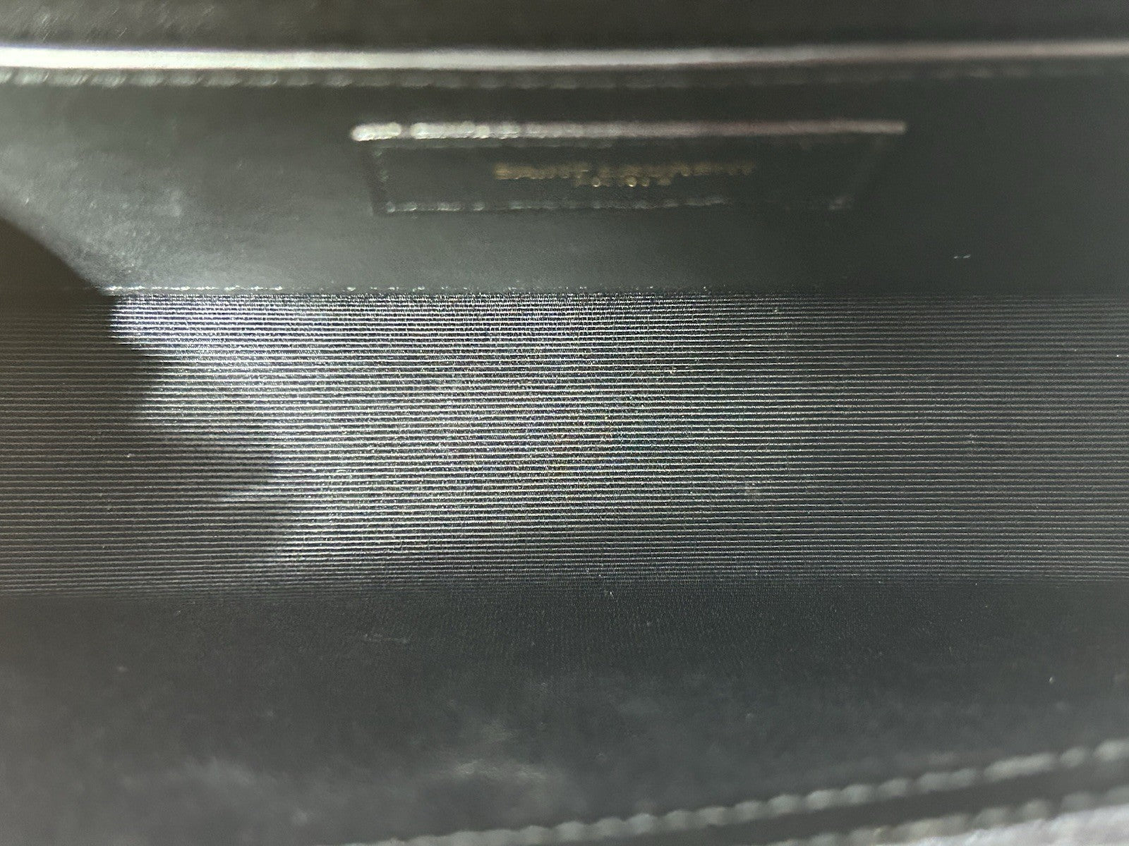 Saint Laurent Kate Small Tassel YSL Wallet on Chain in Grained Leather