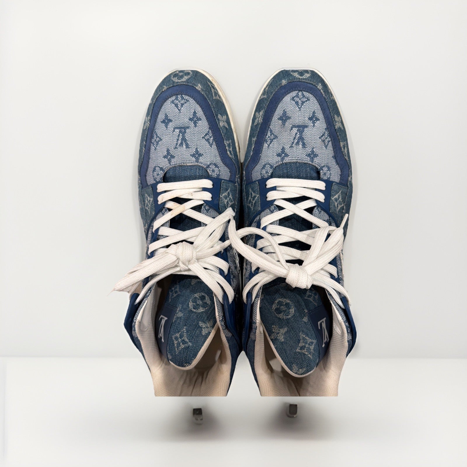 Louis Vuitton LV Trainer Monogram Denim Size  13 LV US 14