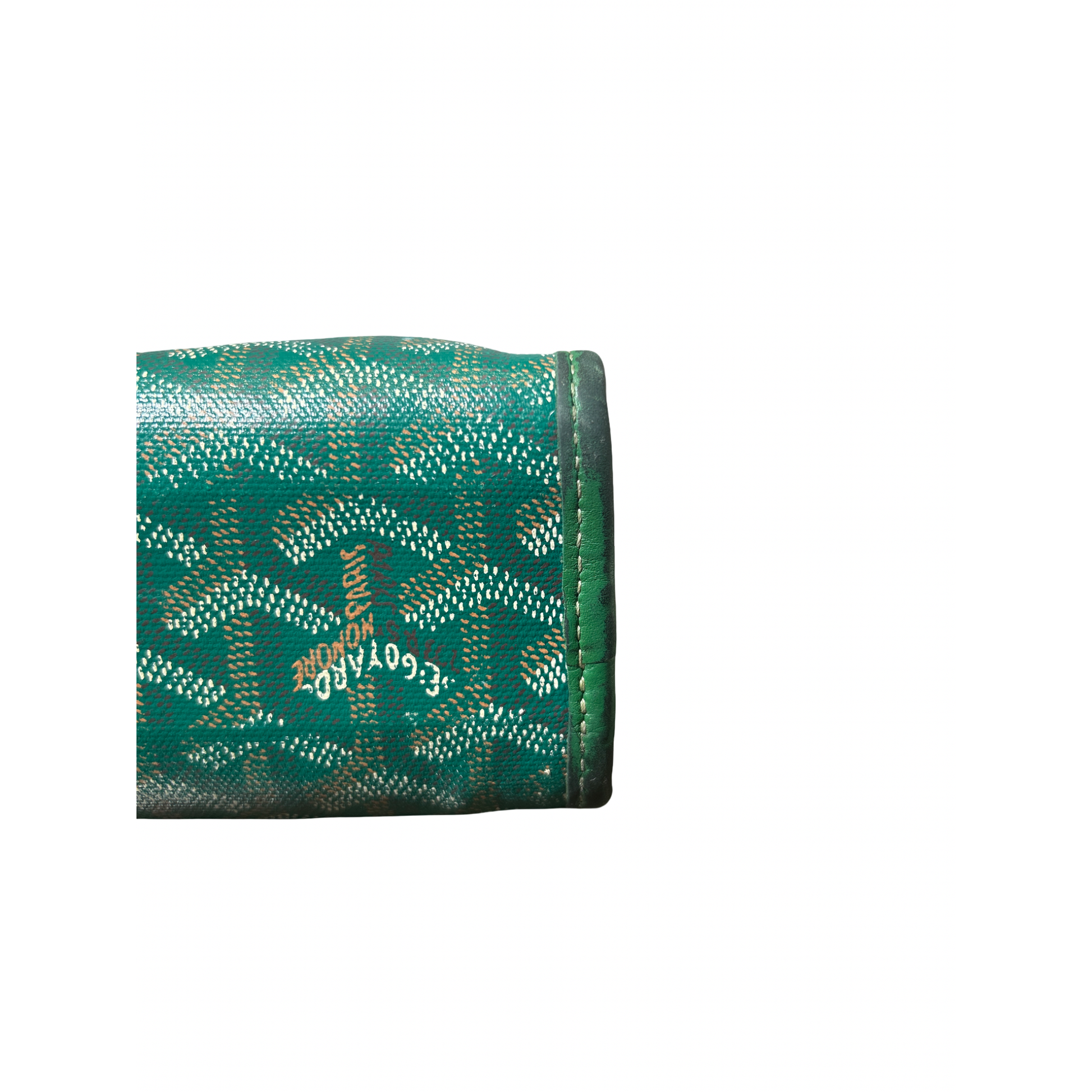 Goyard Goyardine Jouvence Toiletry Pouch Coated canvas MM Green