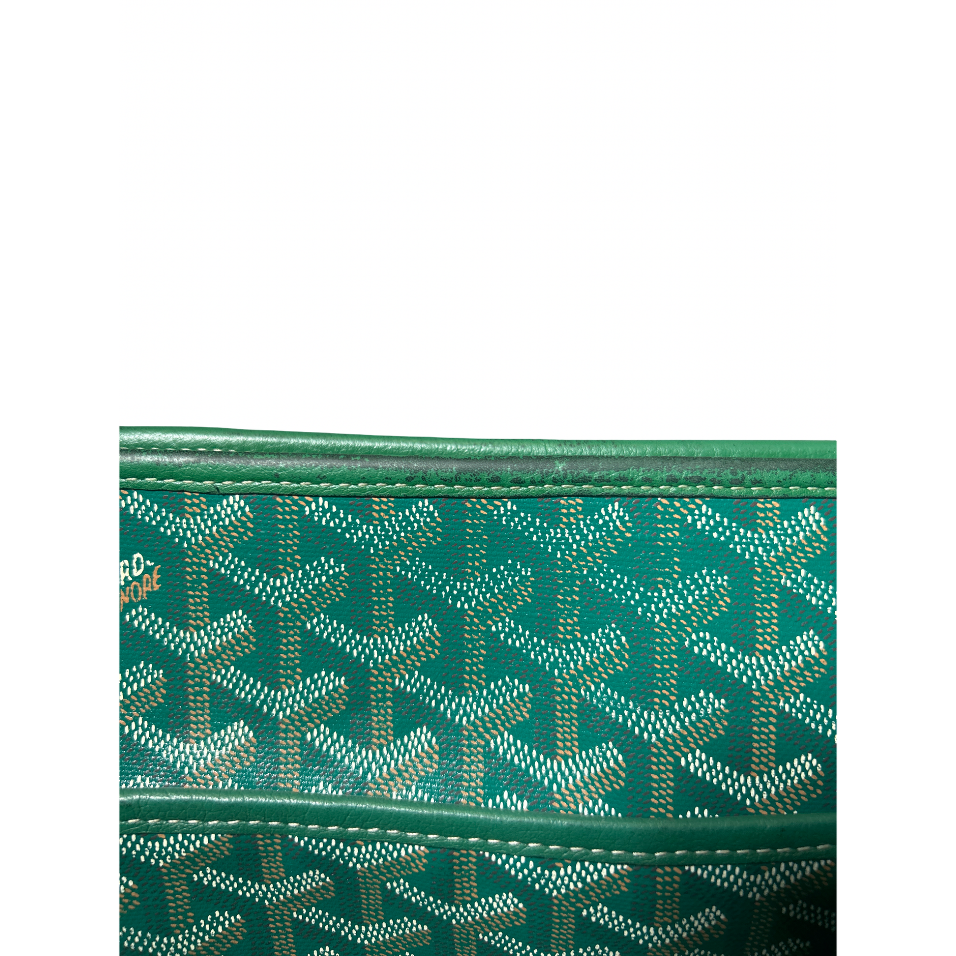 Goyard Goyardine Jouvence Toiletry Pouch Coated canvas MM Green