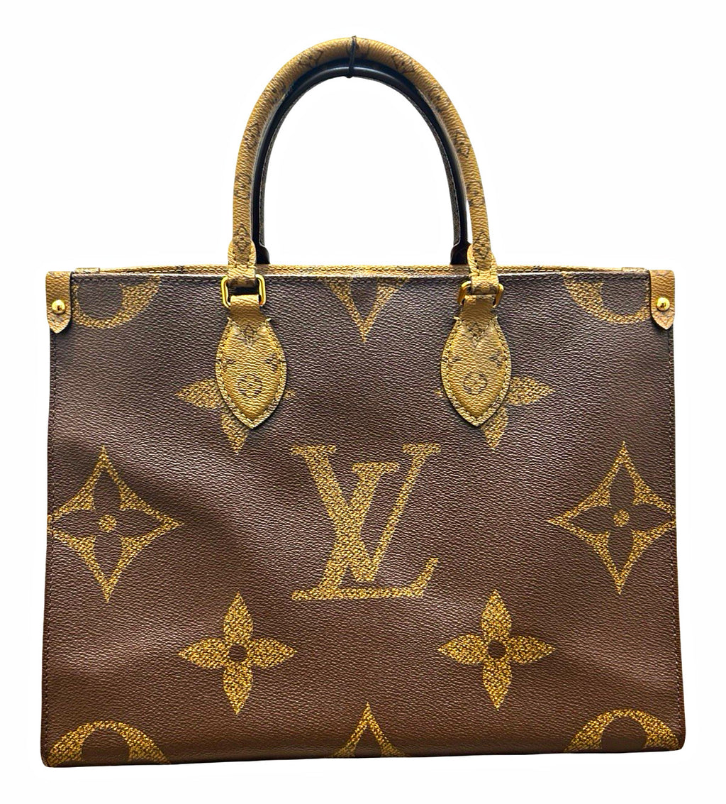 Louis Vuitton Monogram Tote Shoulder Brown Bag