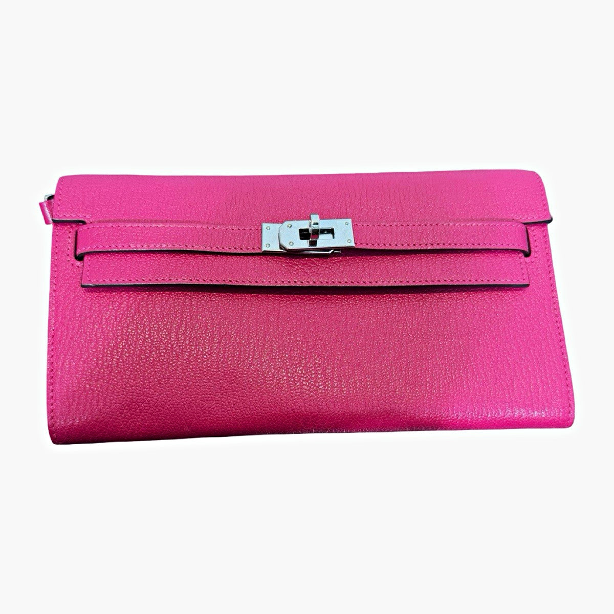 Hermes 2023 Chevre Mysore Kelly-to-Go Wallet on Strap
