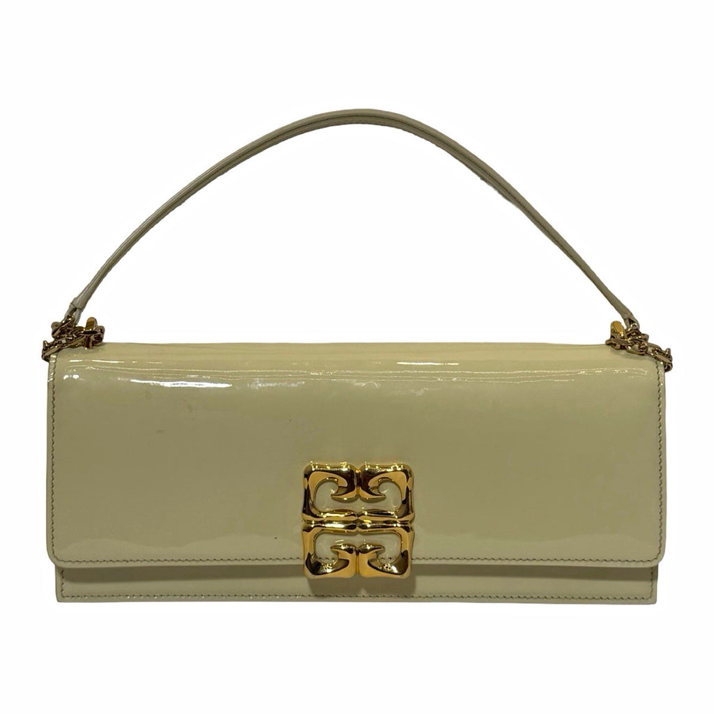 Givenchy Ivory Leather Mini 4G Shoulder Bag