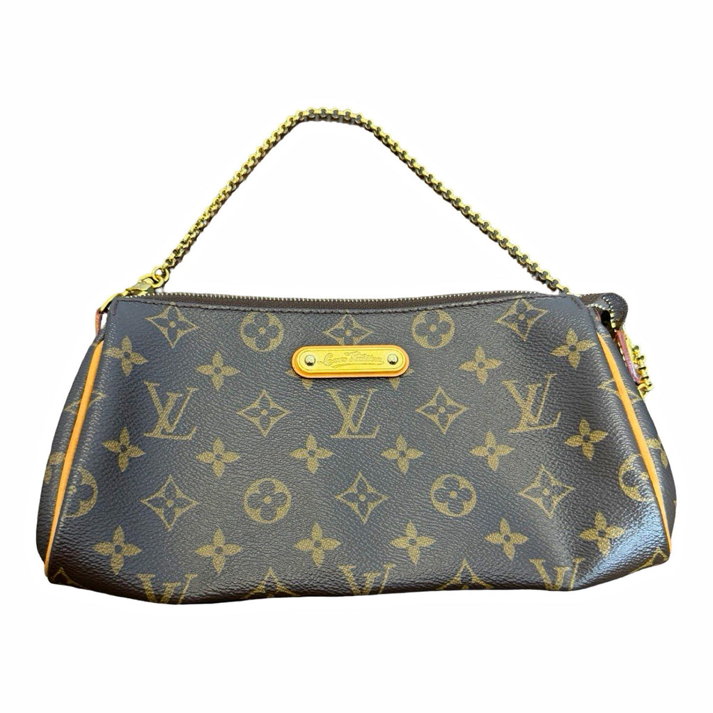 Louis Vuitton Monogram Eva Clutch Brown Shoulder Bag