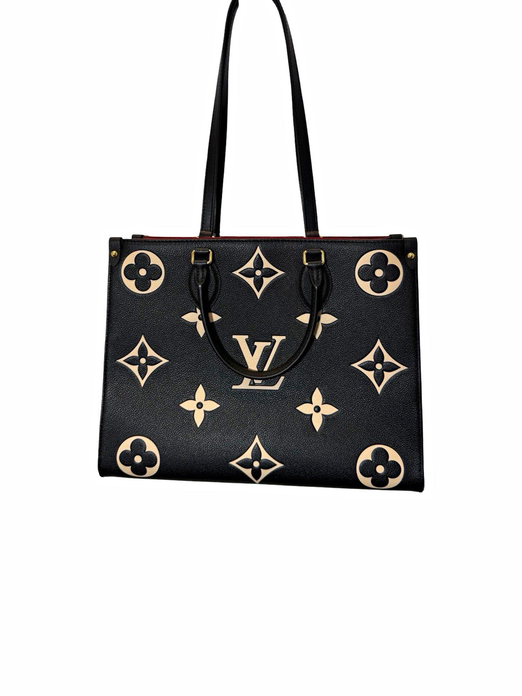 Louis Vuitton LV Monogram OnTheGo MM Black Shoulder Bag