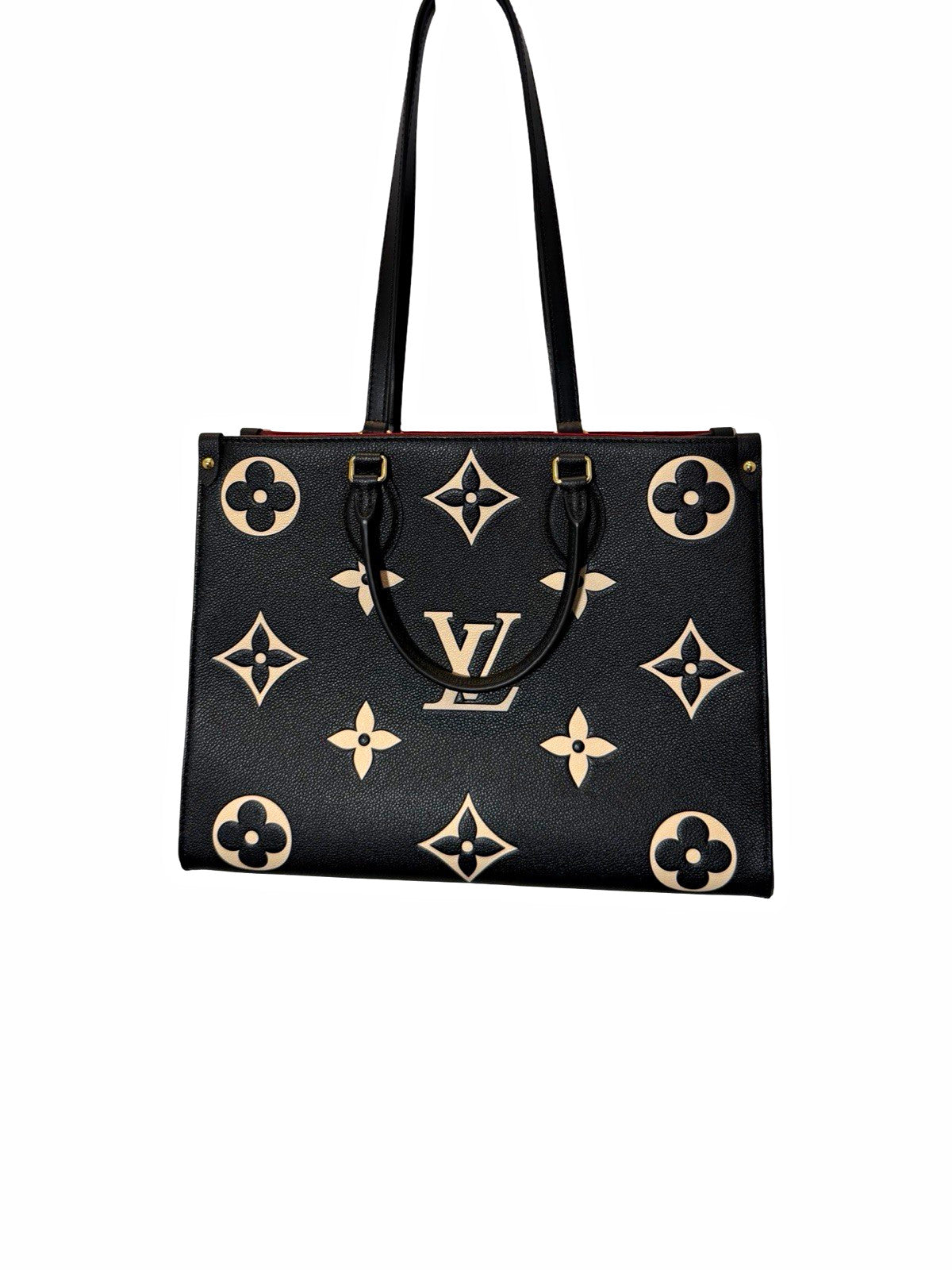 Louis Vuitton LV Monogram OnTheGo MM Black Shoulder Bag