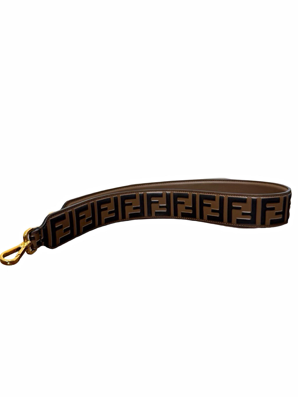 Fendi Brown Leather Strap
