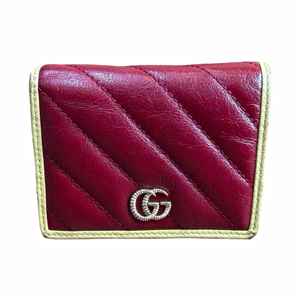 Gucci Gg Marmont Red Wallet 