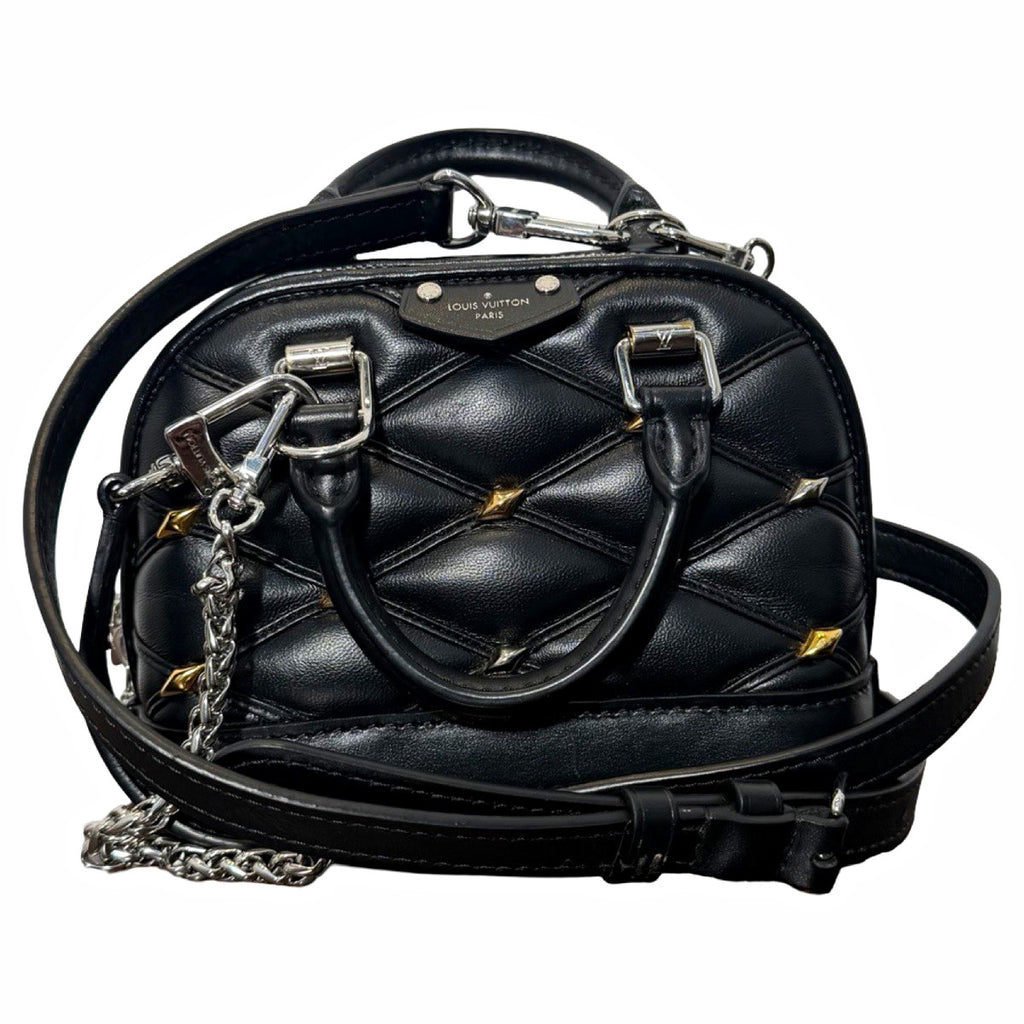 Louis Vuitton Lambskin Alma Nano Small Shoulder Bag 