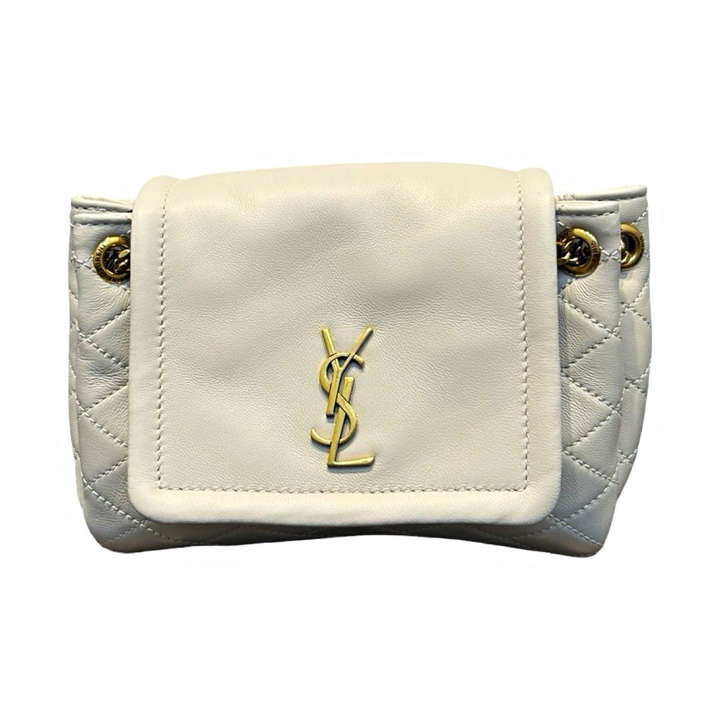Saint Laurent Leather Quilted Nolita Bag Mini 
